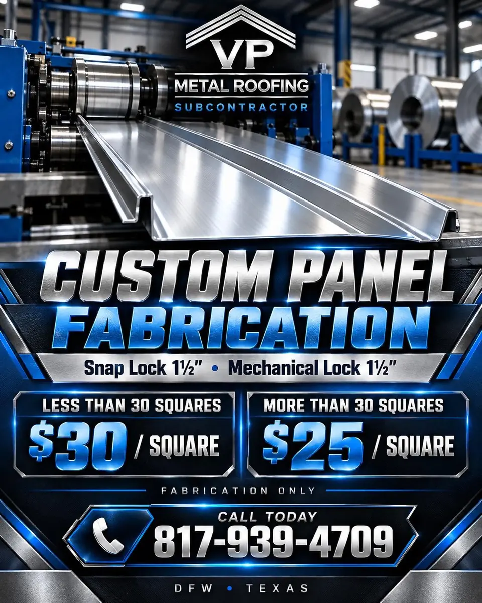 Custom panel fabrication