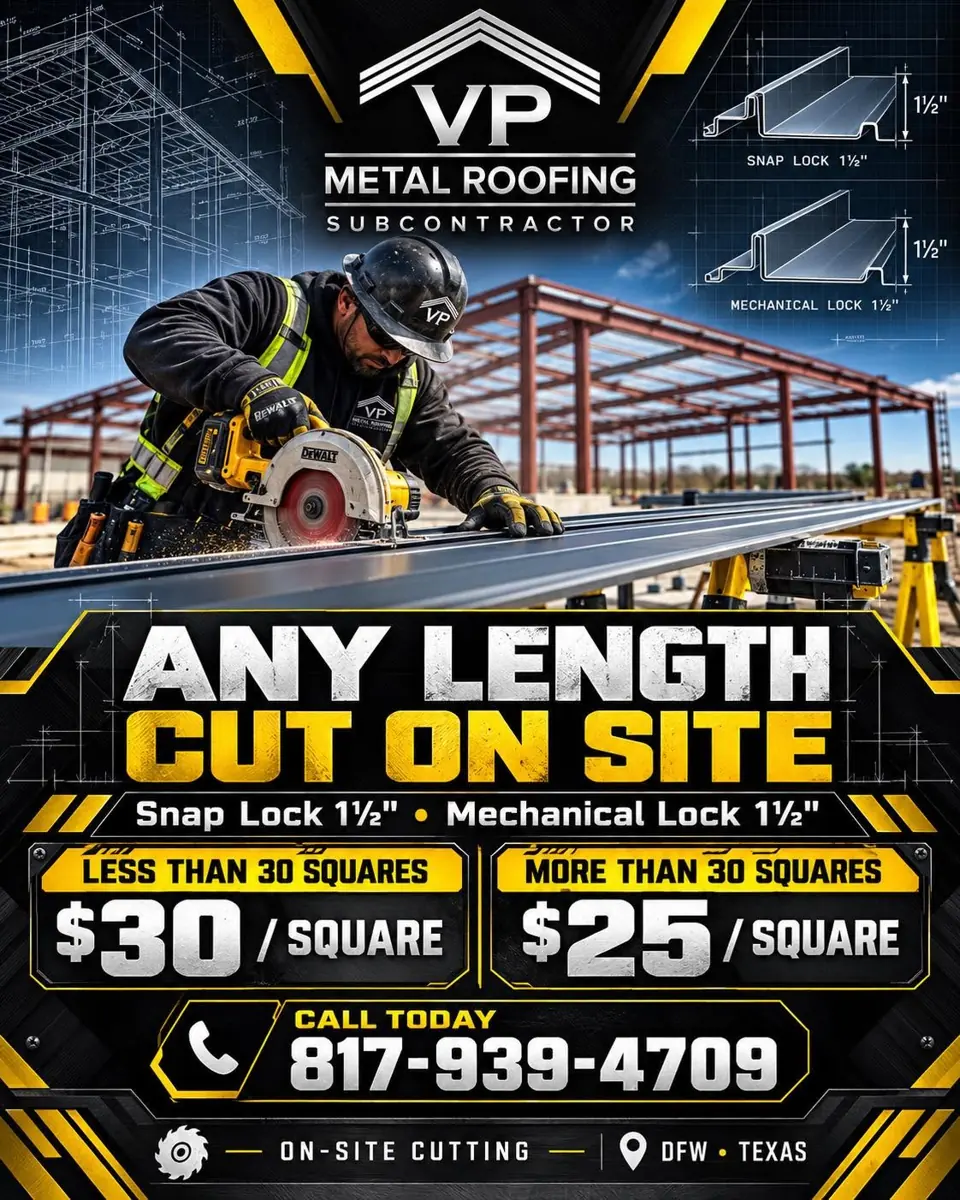 Any length cut on site