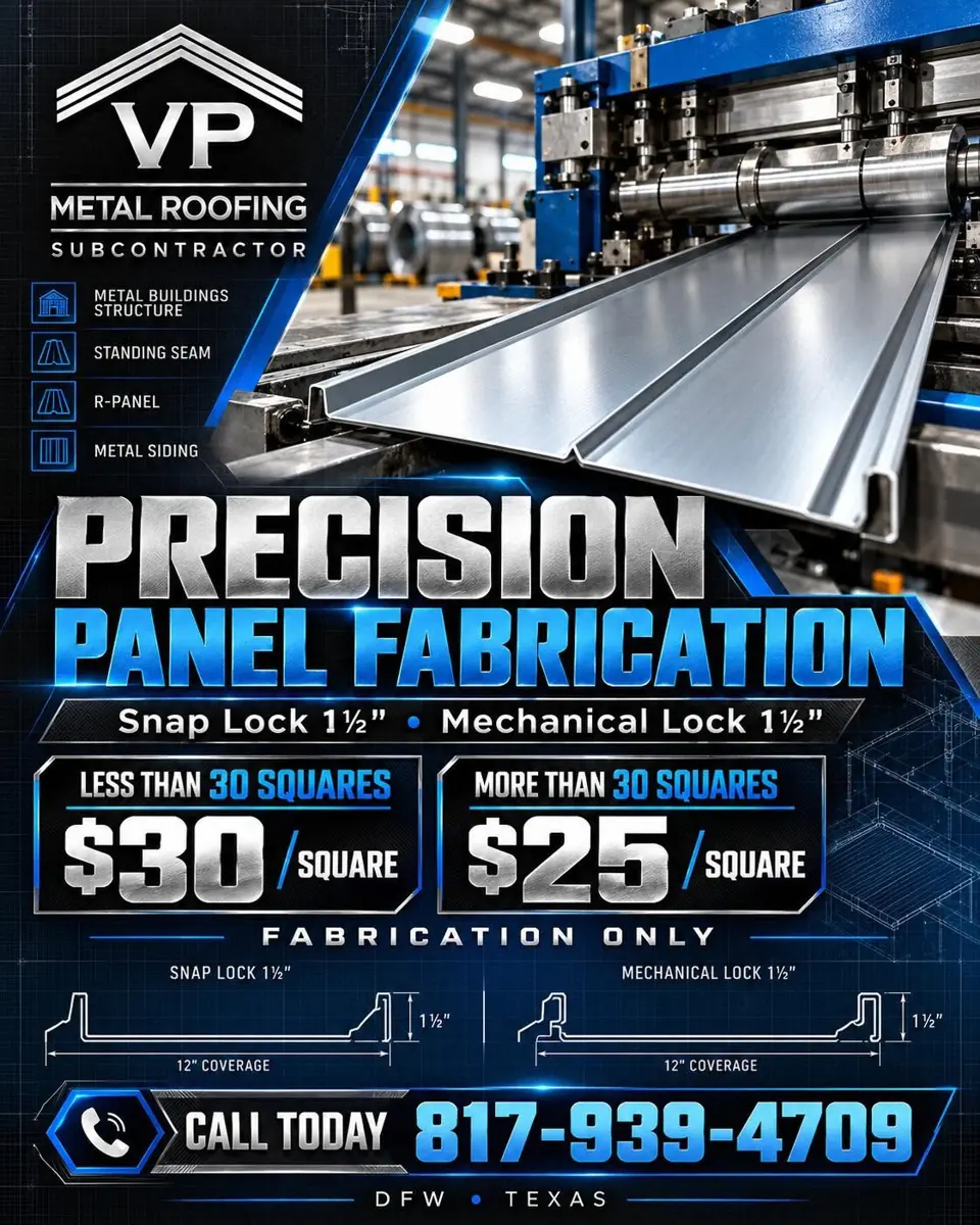 Precision panel fabrication